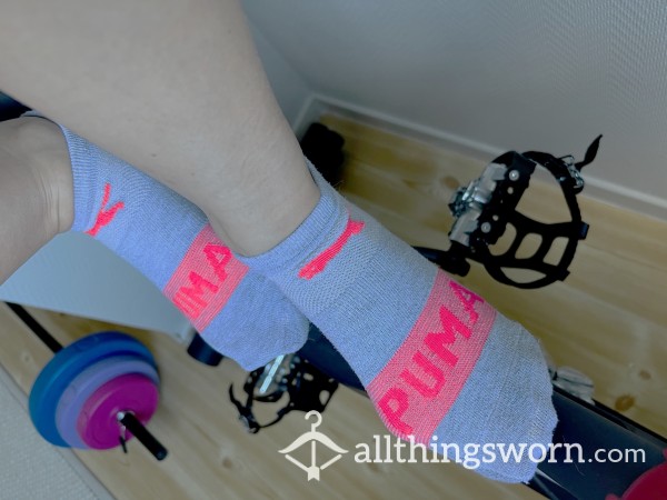 Pink Puma Sports Socks