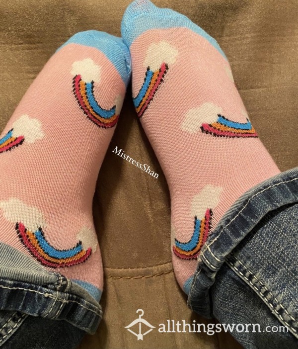 Pink Rainbow Socks
