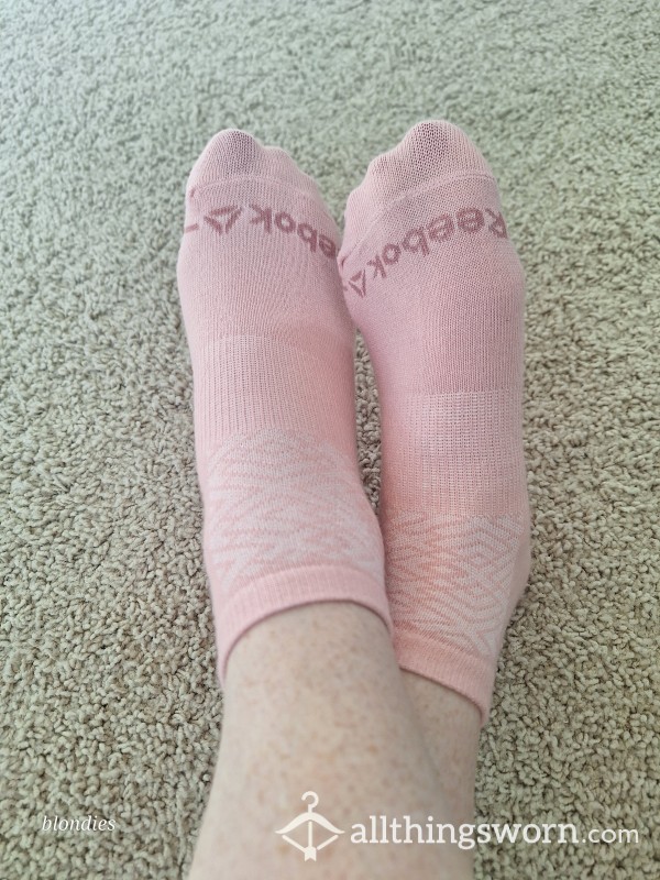 Pink Reebok Gym Socks