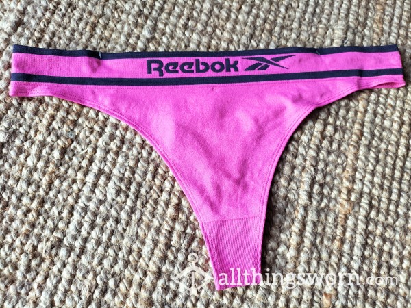 OFFER 48 HOUR WEAR £15 Pink Reebok Workout Thong
