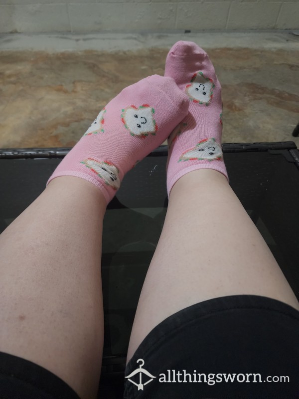 Pink Sandwiches Ankle Socks