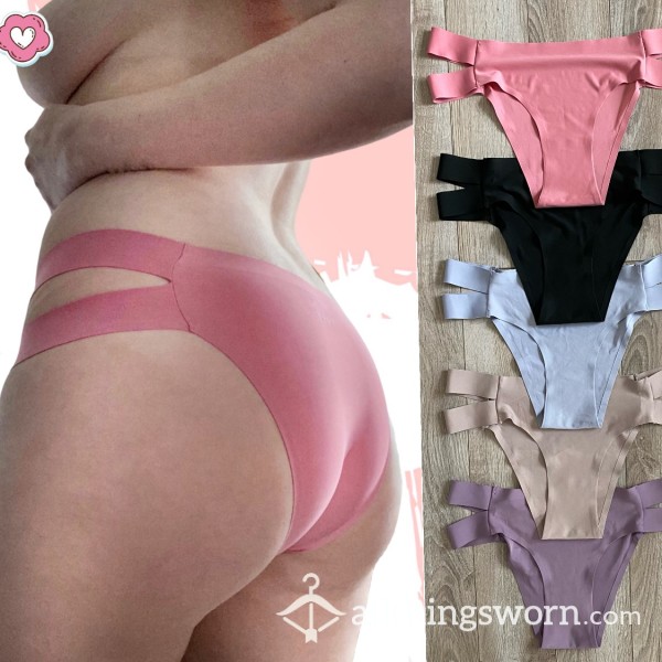 Pink Seamless Bikini Panties - Worn Your Way