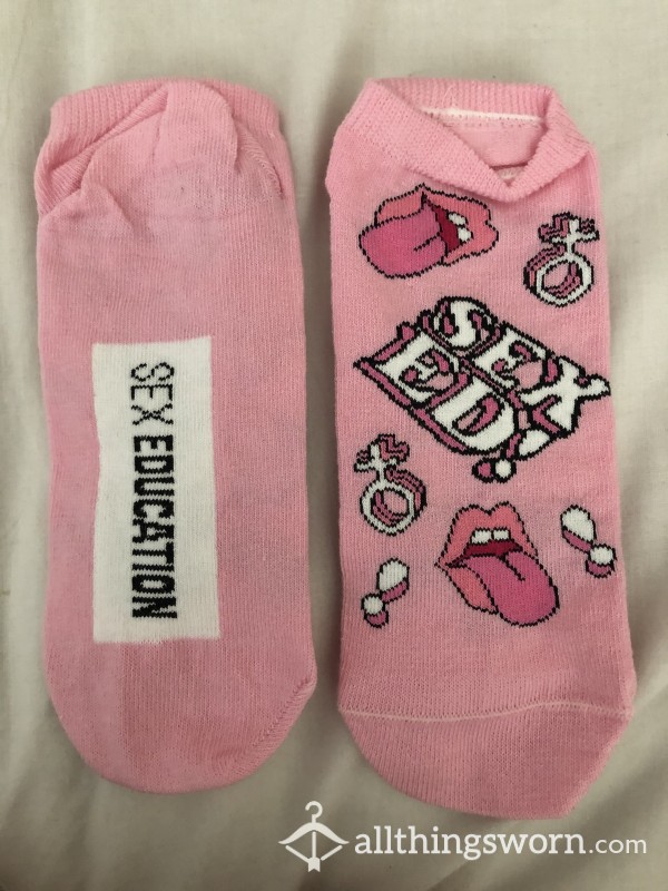 Pink Sex Education Sweaty Ankle Socks