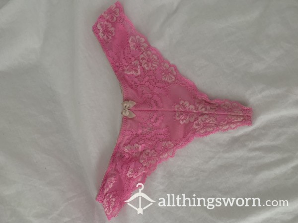 Pink Size 10 Panties, Can Wear For 1-7 Days Before Posting