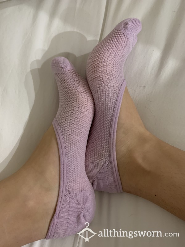 Pink Smelly Work Sockettes 💗 48hr Wear
