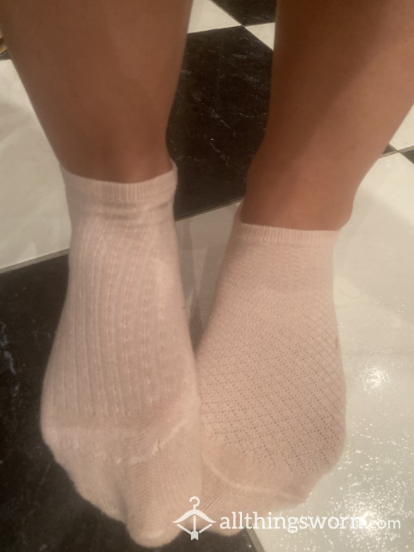 Well- Worn Pink Socks