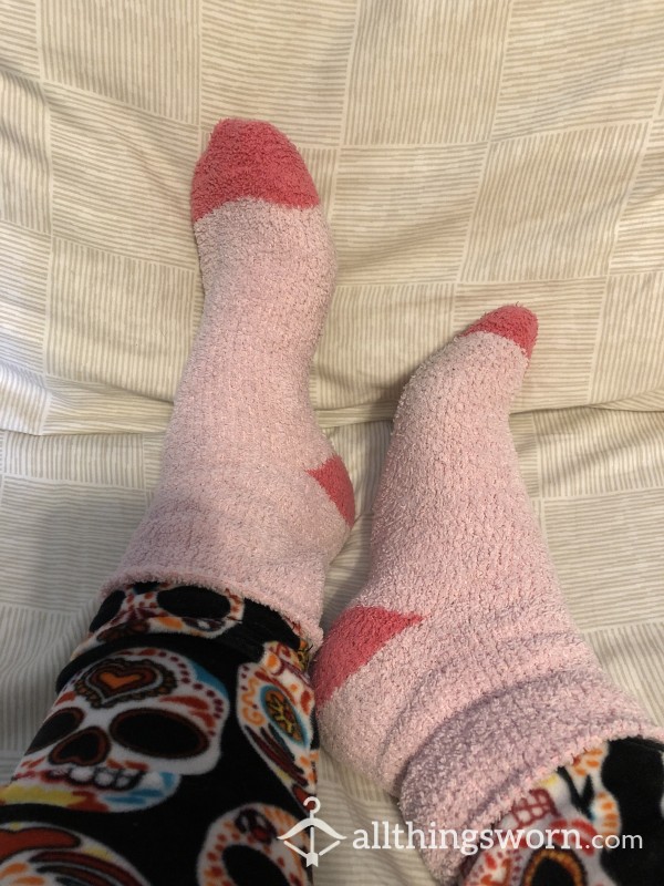 Pink Soft Winter Socks!