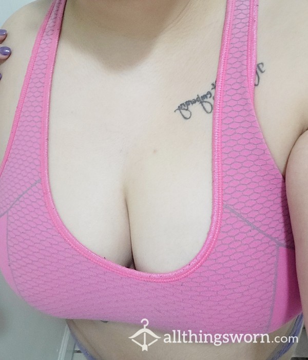 Pink Sports Bra 10 Years Old
