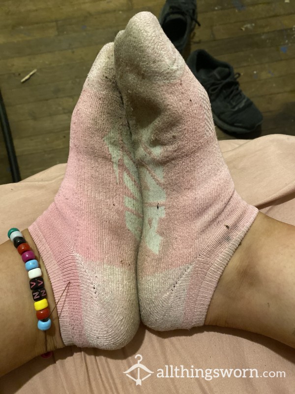 Pink Stinky Sweaty Socks