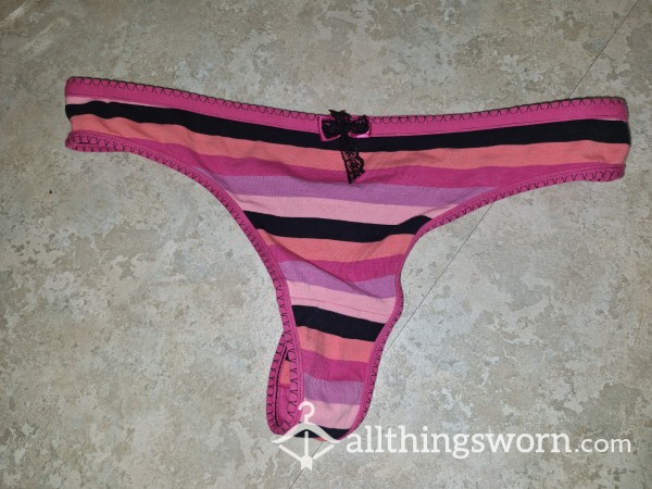 Pink Striped Thong, Much Loved