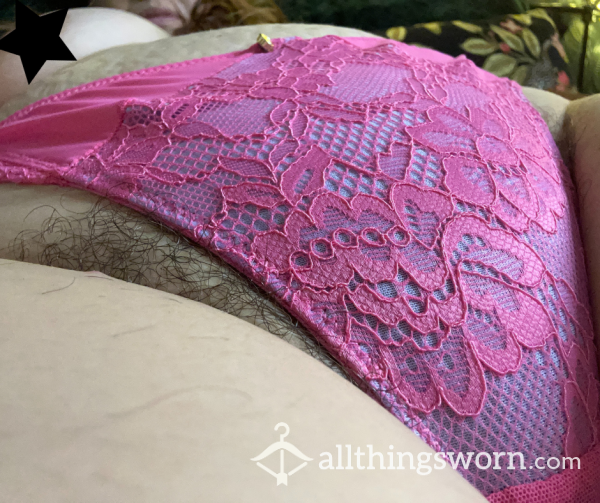 Pink Full Panties  - Ovulation Week - With Short Vid Clip