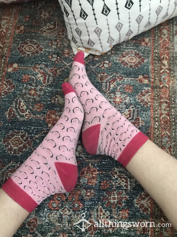 Pink Titty Socks