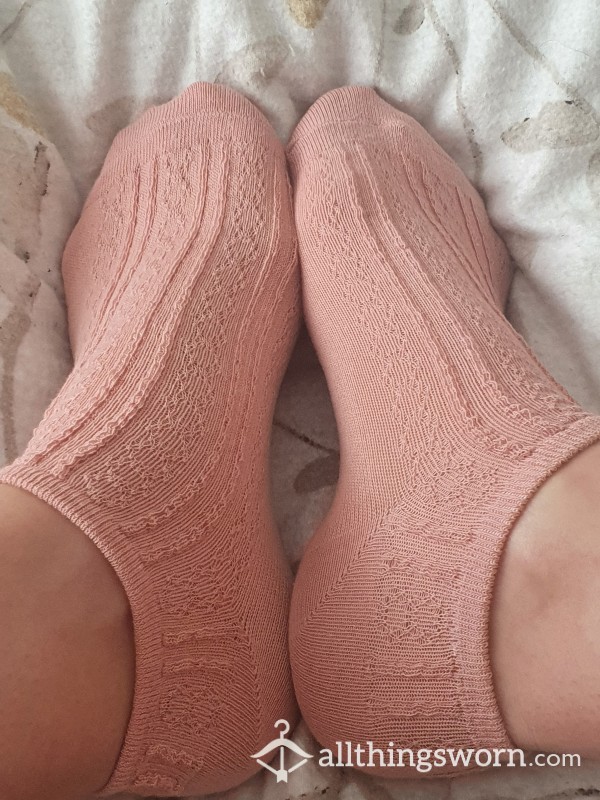 Pink Trainer Socks