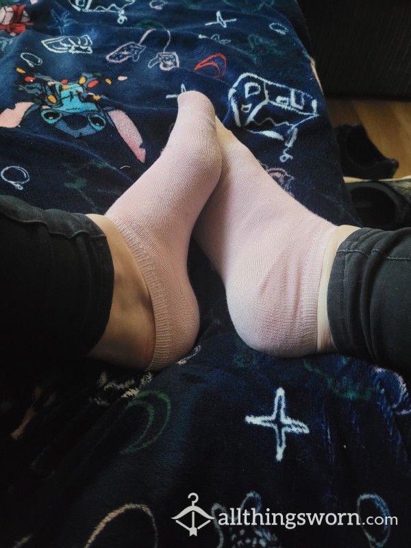 Pink Trainer Socks