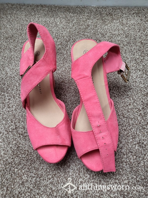 Pink Very Old Heels