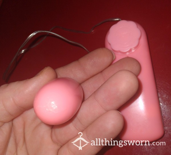 Pink Vibrating Bullet Creamed On💦