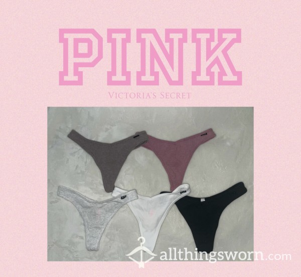 Pink Victoria’s Secret Thong