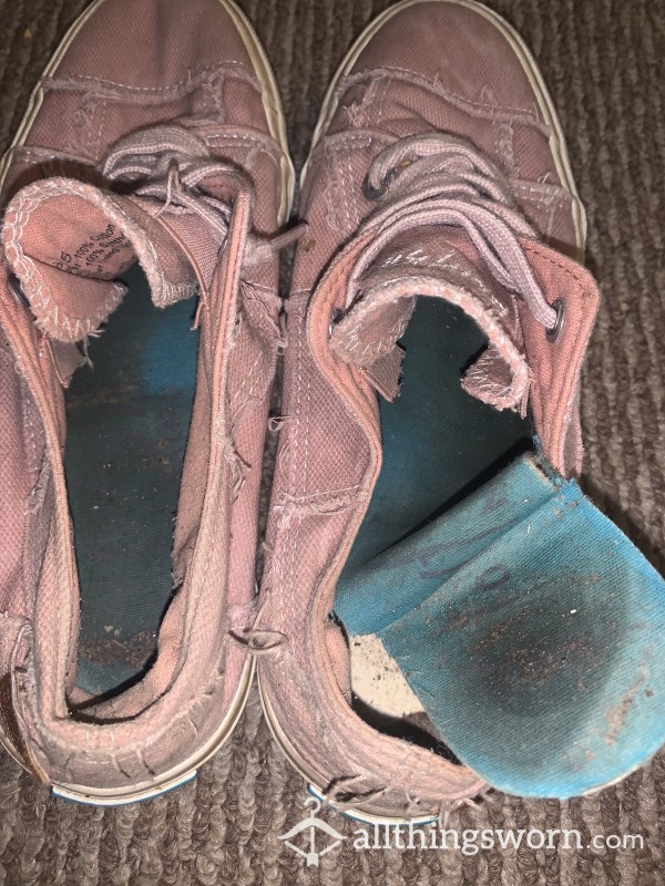 Pink Well Worn Sneakers