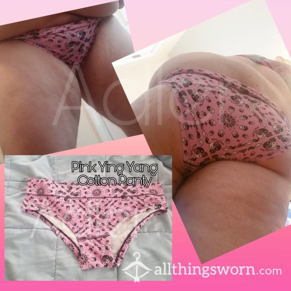 Pink Ying Yang Cotton Panty