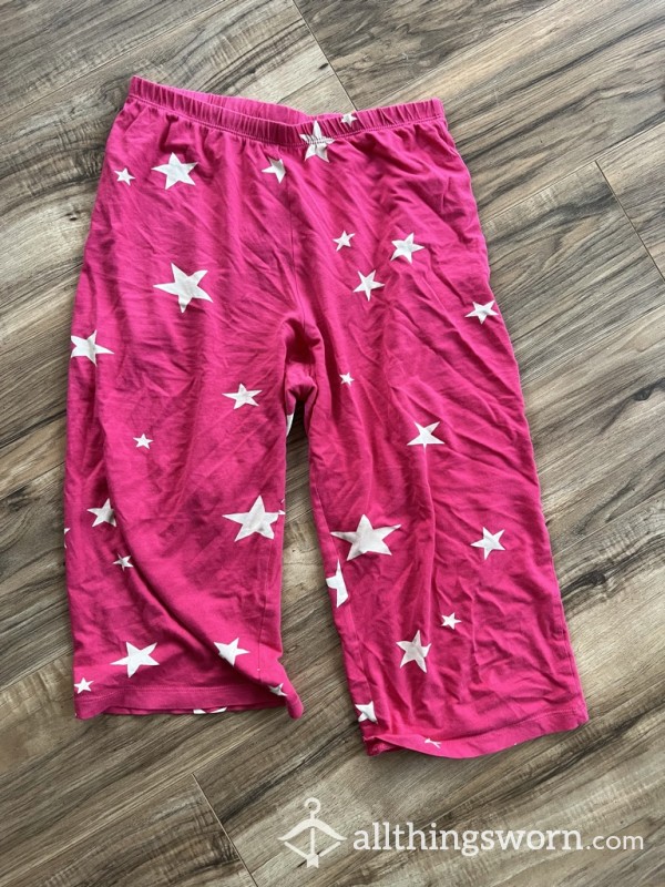 Pinky Pink Light Summer Pyjama Bottoms With Stars⭐💕