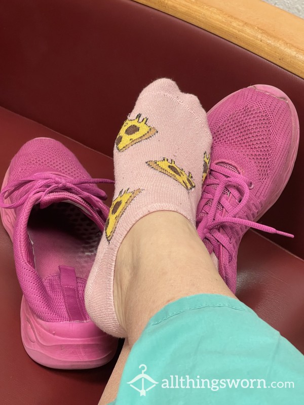 Pizza Socks STINK From Nursing Shift