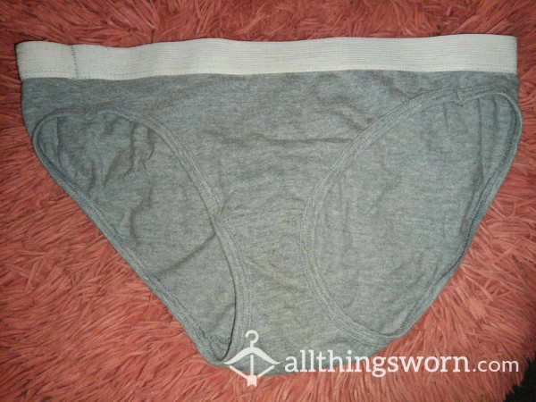 Plain Jane, Size-womens Small, Grey Panties, They Fit Perfectly, In All The Right Places 😊