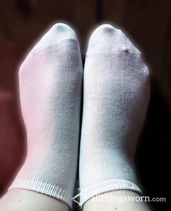 Plain White Ankle Socks(FREE SHIPPING)