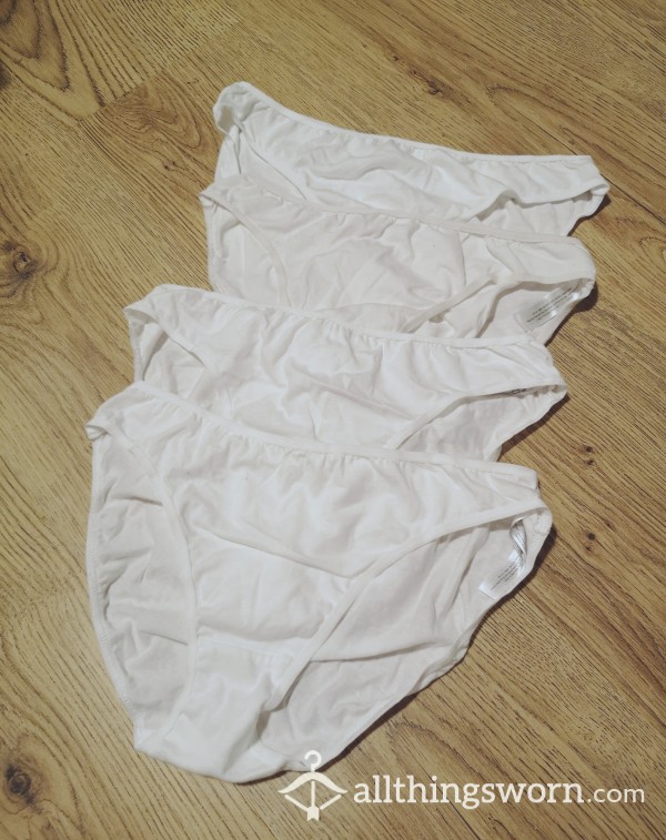 Plain White Panties 😇