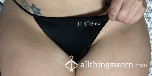 Played In Black “ Je Taime” Thong