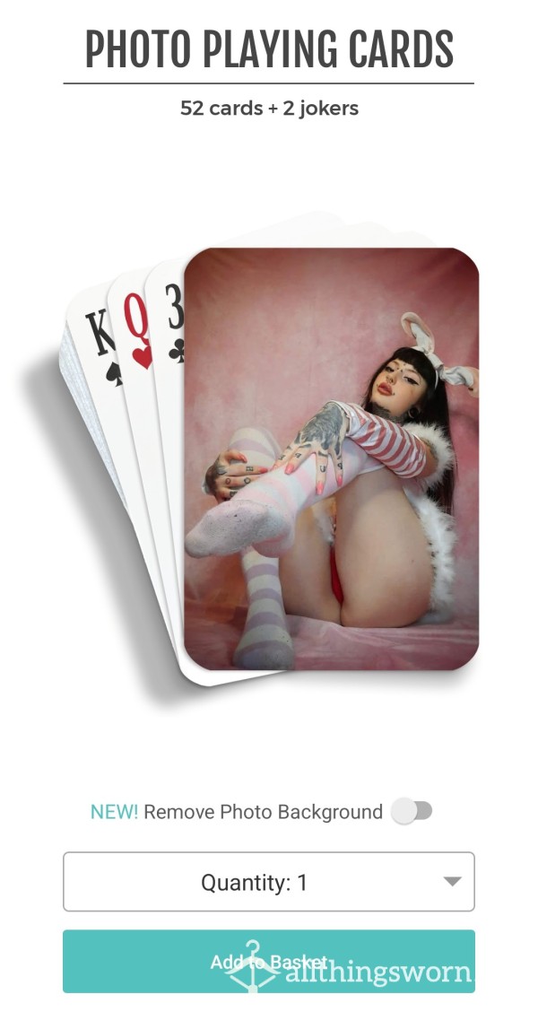 Playing Card With My Pic On The Back!
