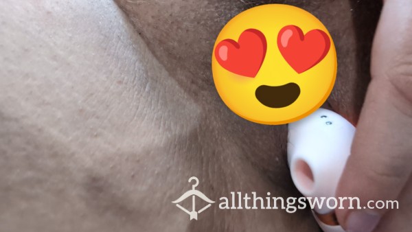 Playing With My Clit Sucking Vibrator