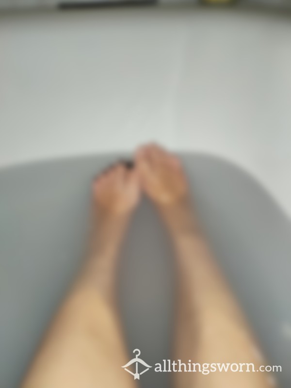 Playing With My Feet In The Bathtub