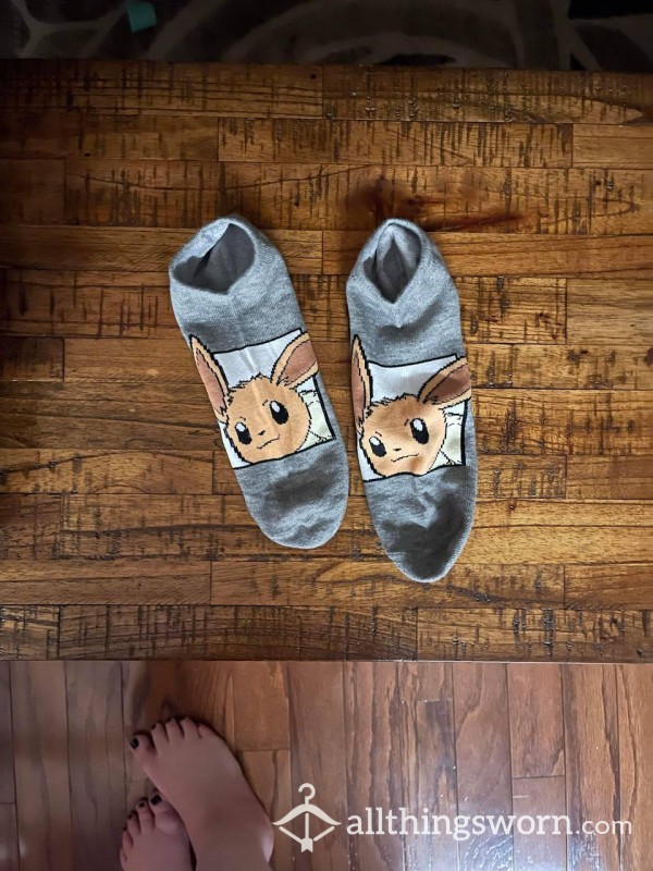 Pokémon Eevee Socks Well Worn