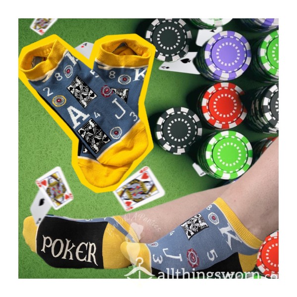 🃏 Poker Socks - Includes 48-hour Wear & U.S. Shipping