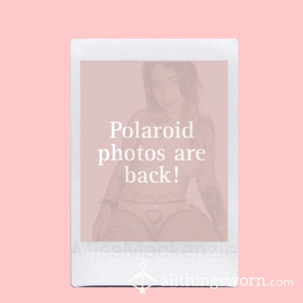 🚫no Longer Offering Polaroid Photos Until Further Notice