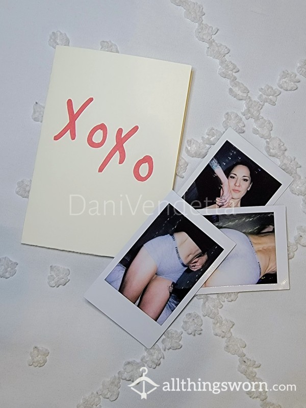 Polaroid Photos 📸 Handwritten Note 💌