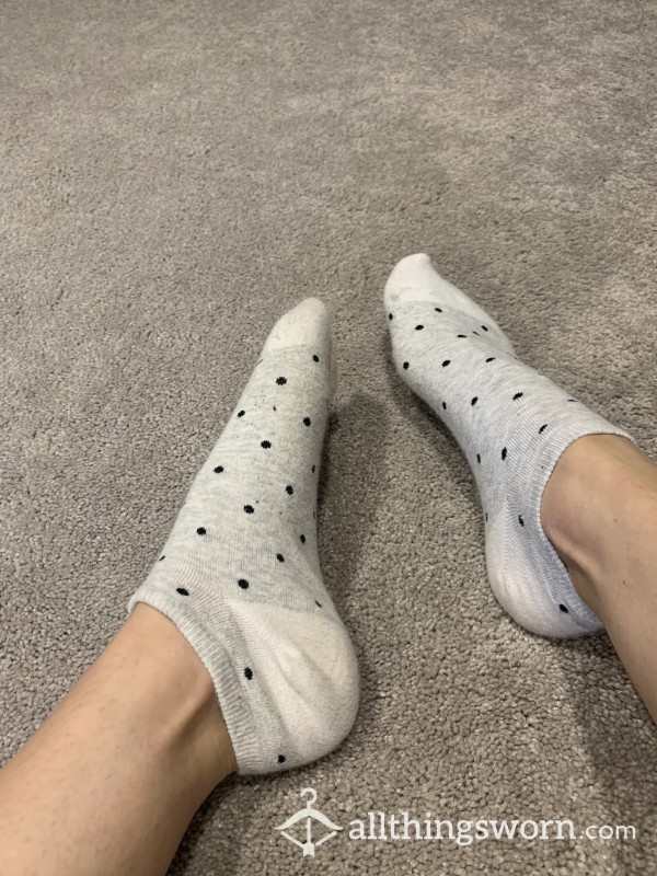 Used Polka Dot Socks