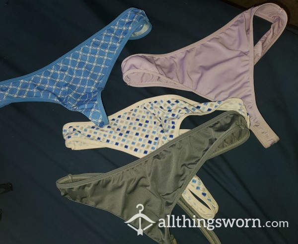 Polyester, Soft, Used Thongs