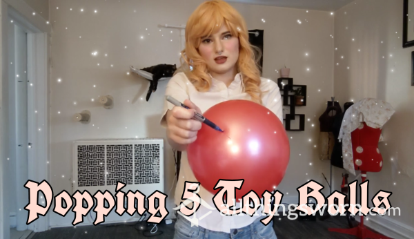 Popping 5 Toy Balls - 4:46