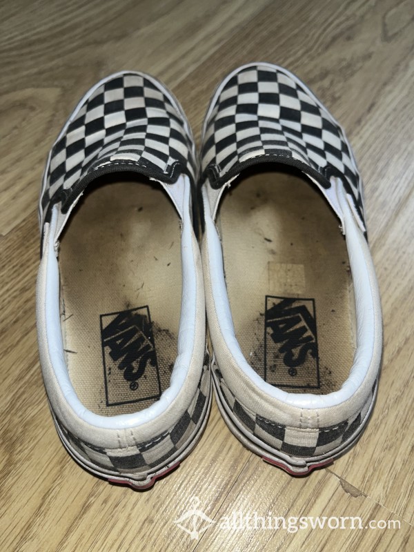 Potent Smelly Worn And Loved Vans Size 4