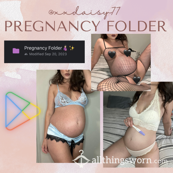Pregnancy Gdrive Folder 🤰🏻✨ 150+ Pics & 19 Videos- LIFETIME ACCESS