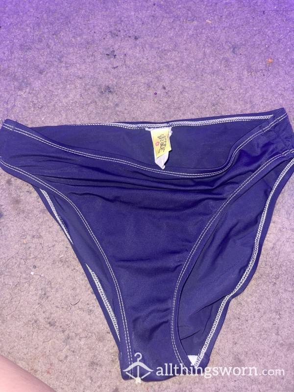 PRELOVED WORN HIGH RISE BATHING SUIT BOTTOMS