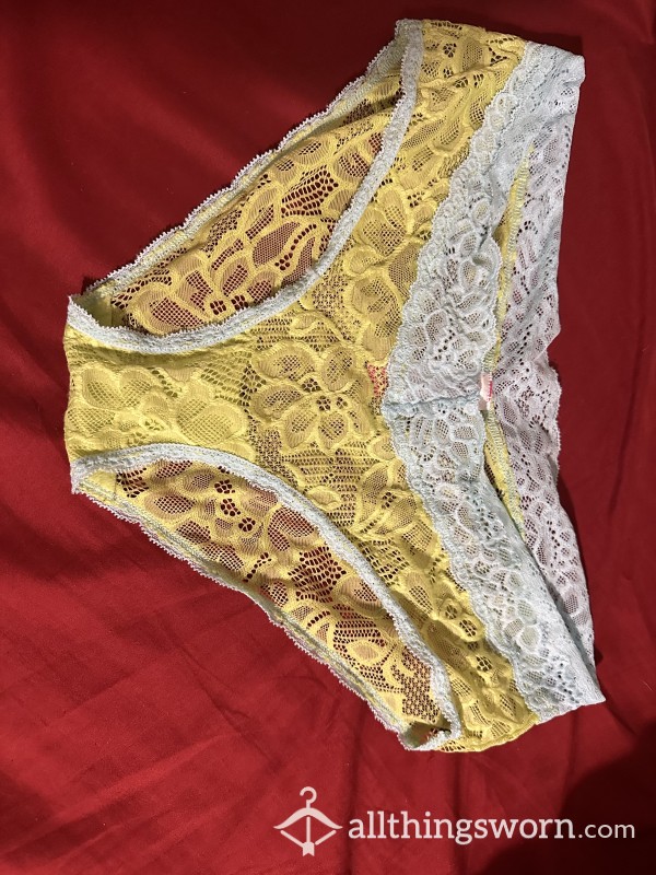 Pretty Lacey Flower Print Panties