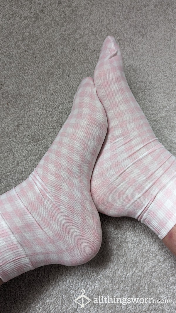 Pretty Pink Used Socks