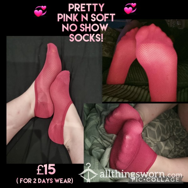 💞💋 Pretty N Pink, Soft No Show Socks! 💋💞