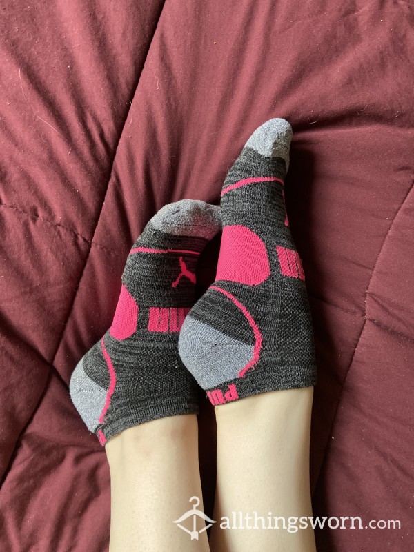 Pretty Pink Gym Socks