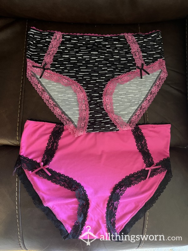 Pretty Pink Satin Panties $20 Shipped