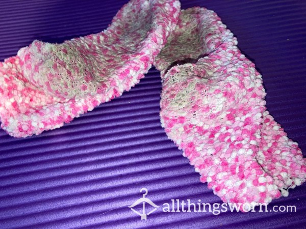 Pretty Pink Sweaty Socks. Shipping Included.