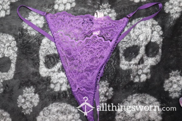 Sexy Lace Purple G String