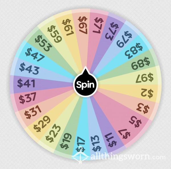 Prime Numbers Wheel Spin Drain Game